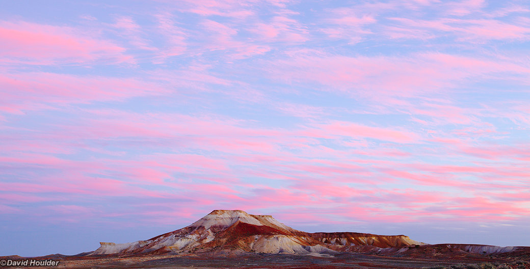 Mount Arckaringa after sunset