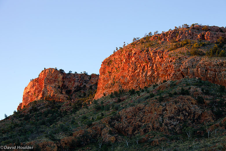 Arenge Bluff from campsite