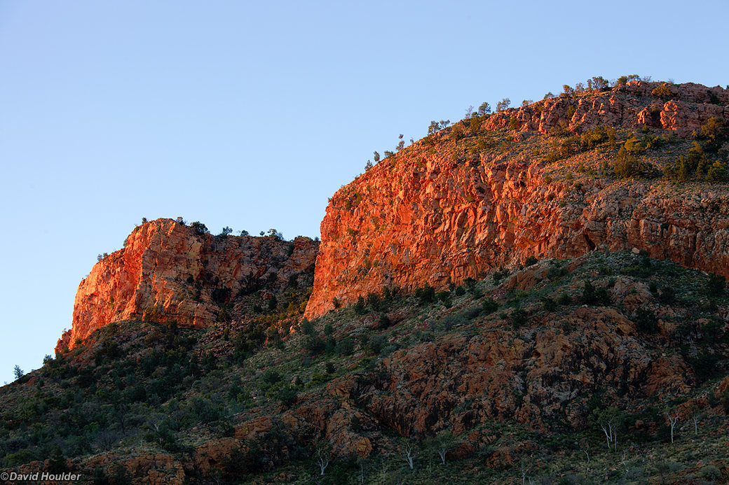 Arenge Bluff from campsite