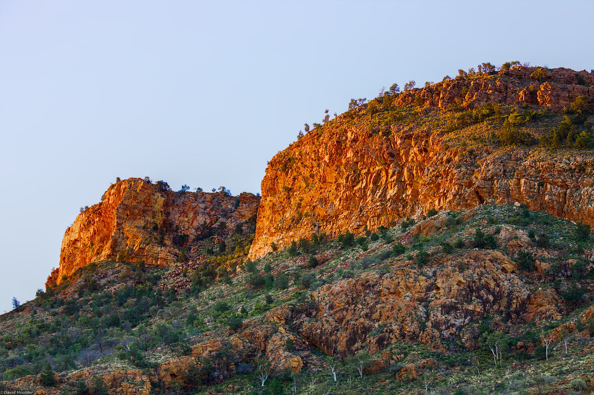 Arenge Bluff from campsite