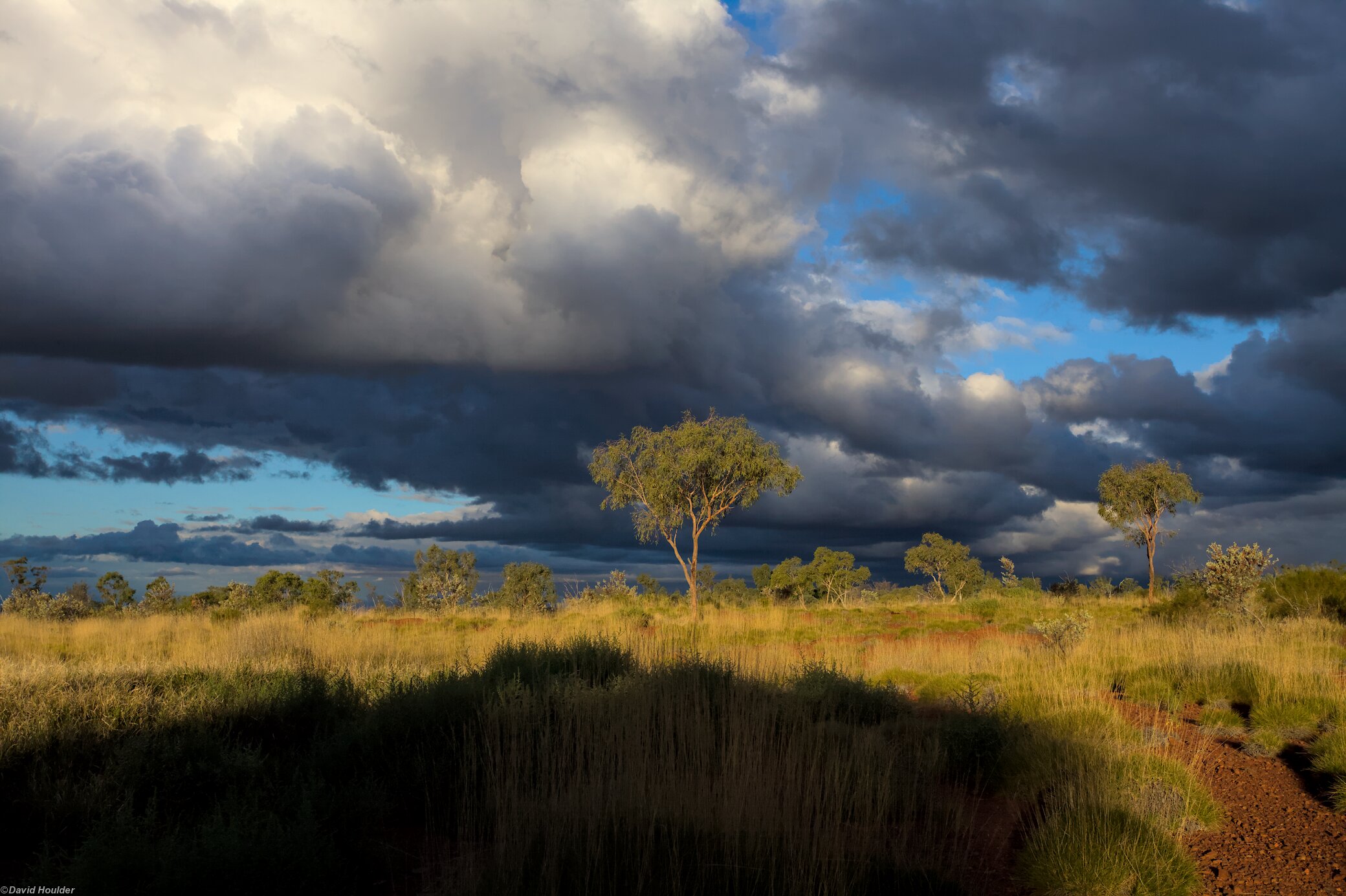 Rain clouds clearing