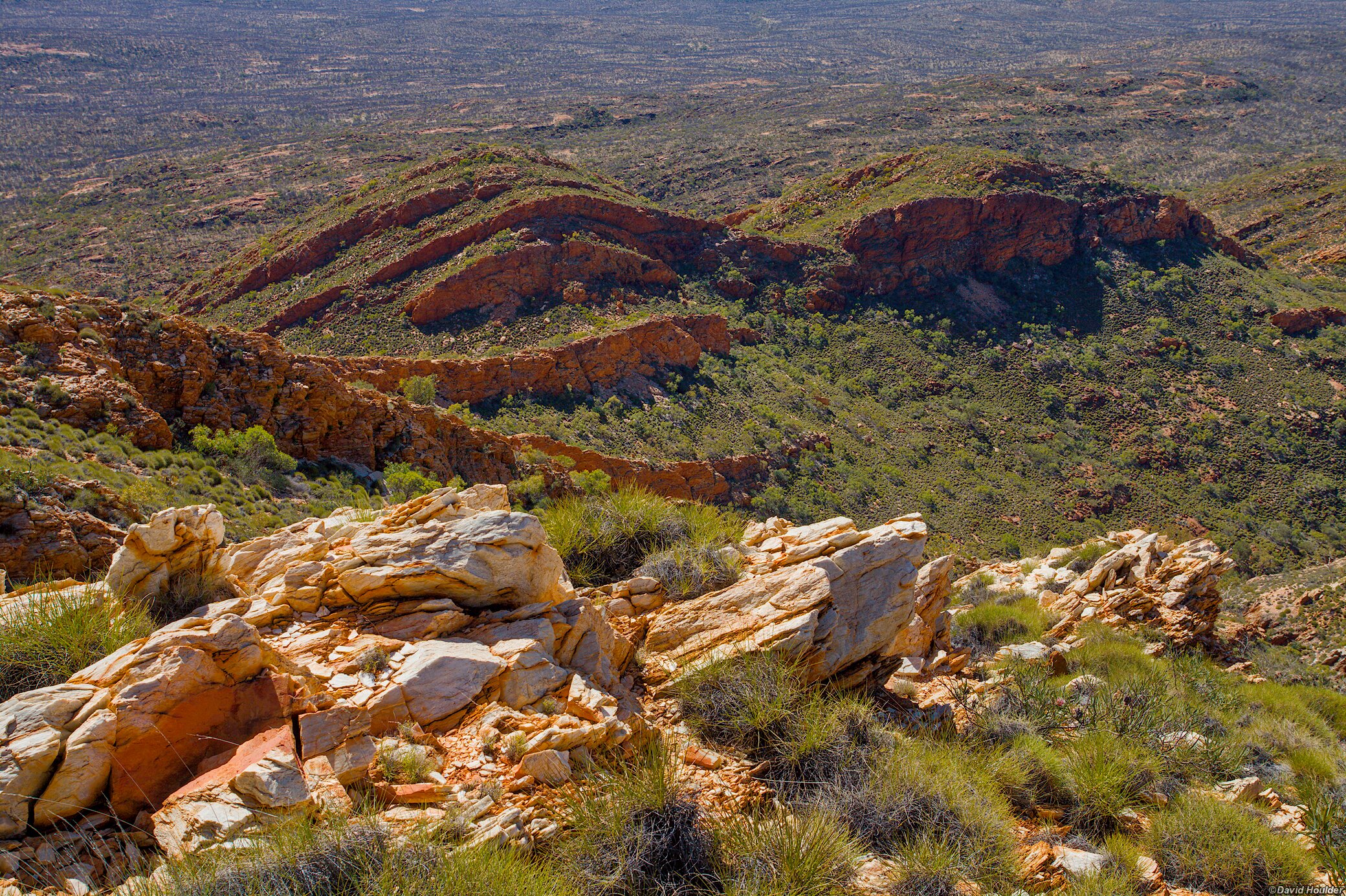 Looking north from Razorback Ridge