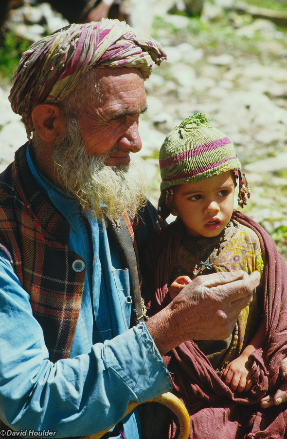 Kashmiri man and child