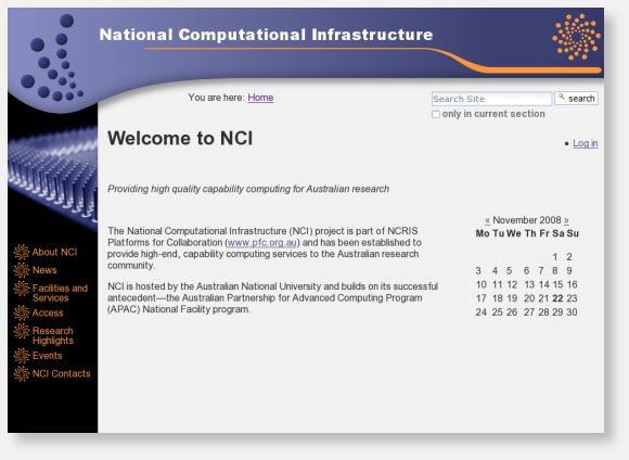 National Computational Infrastructure