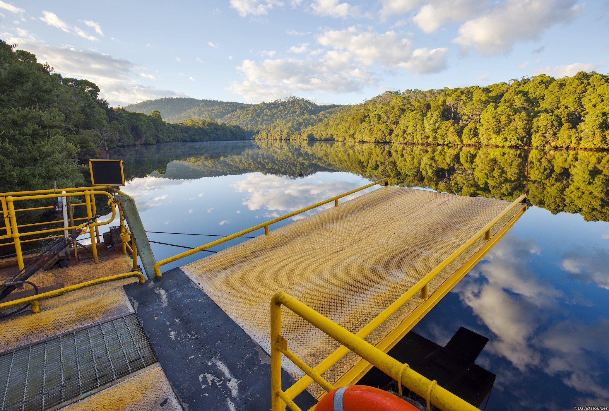 At the river crossing at Corinna