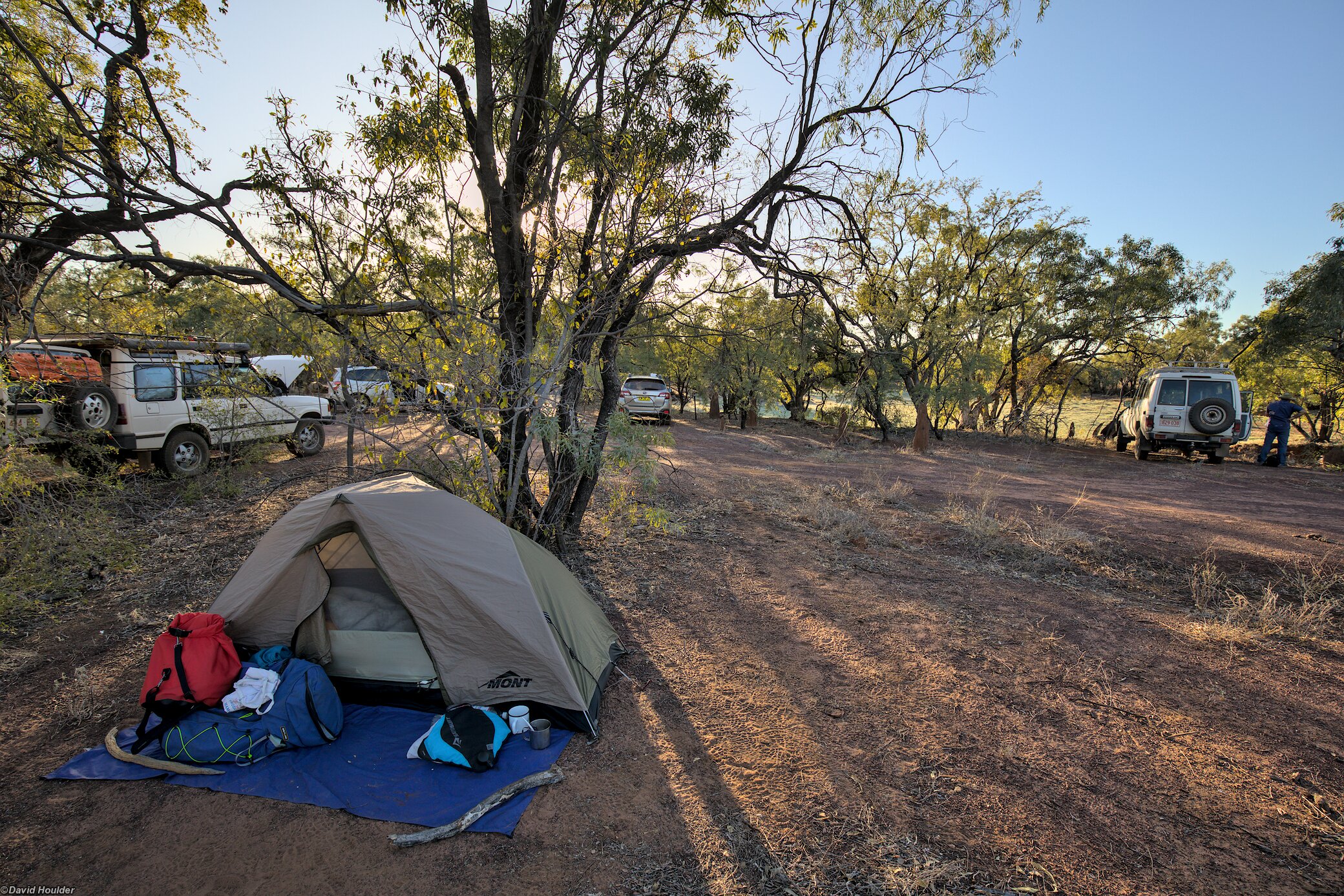 Camping at Frew Pond