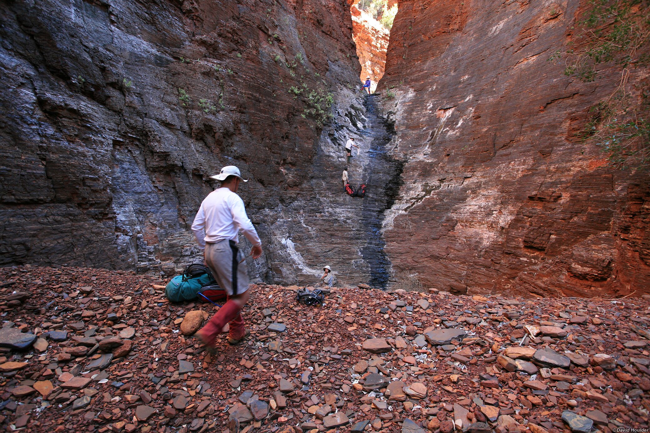 Ascending Snell Gorge