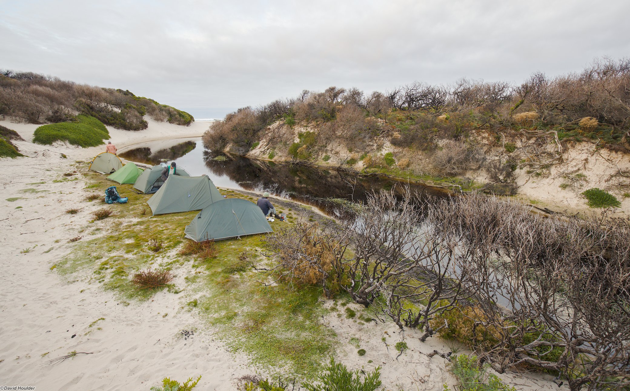 Camping by the creek