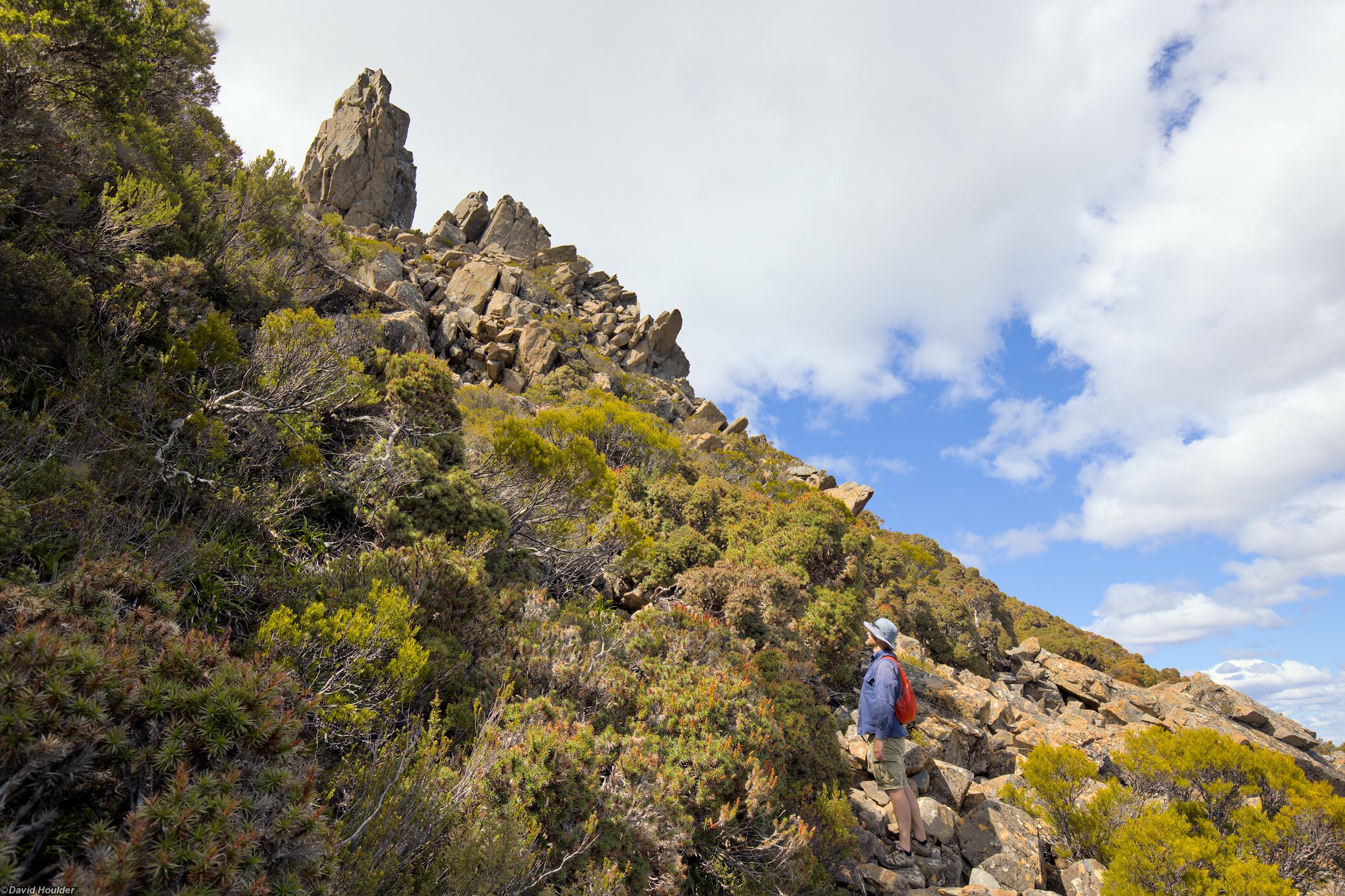 Halfway up Little Hugel