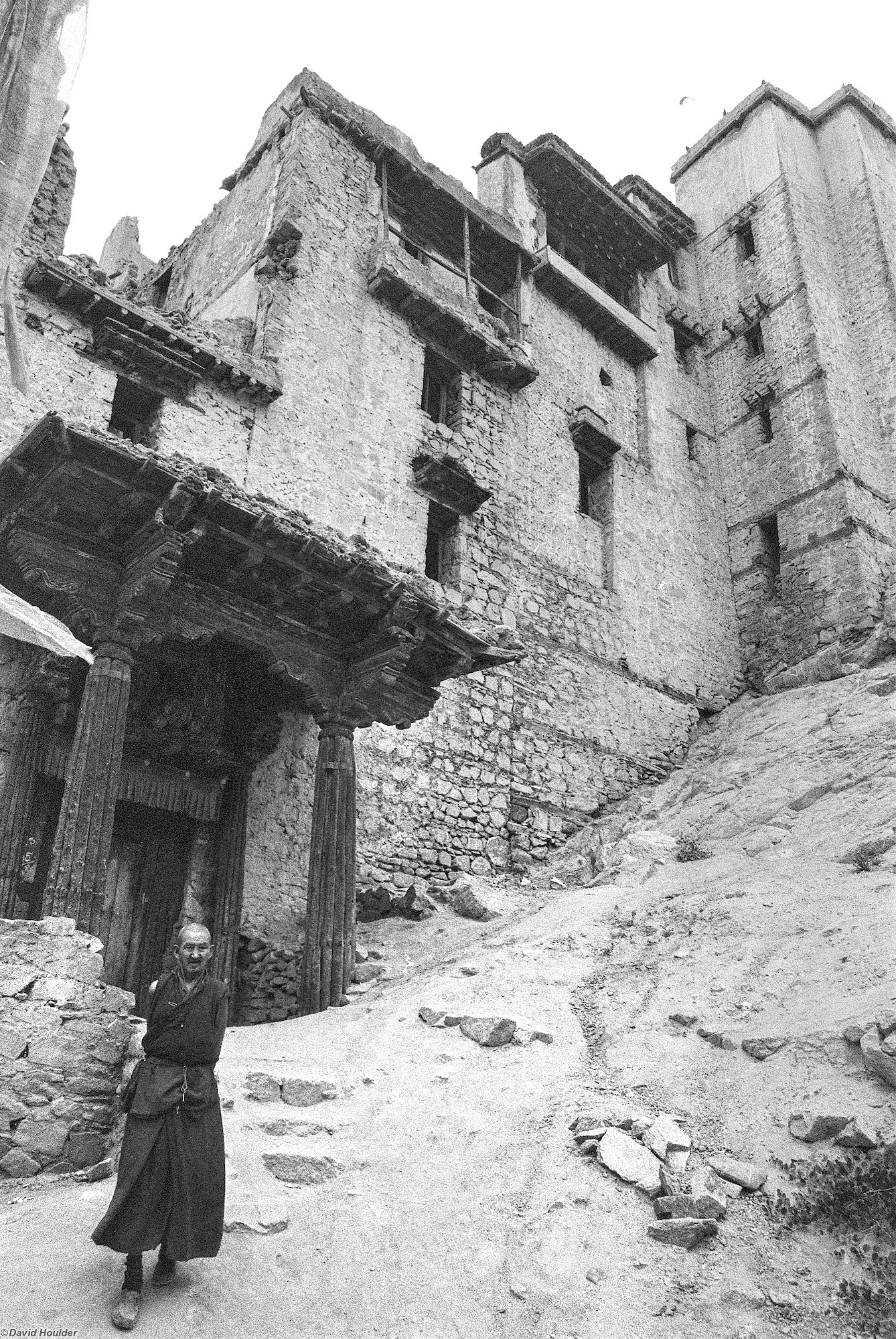 Monk at Leh Gompa, 1987