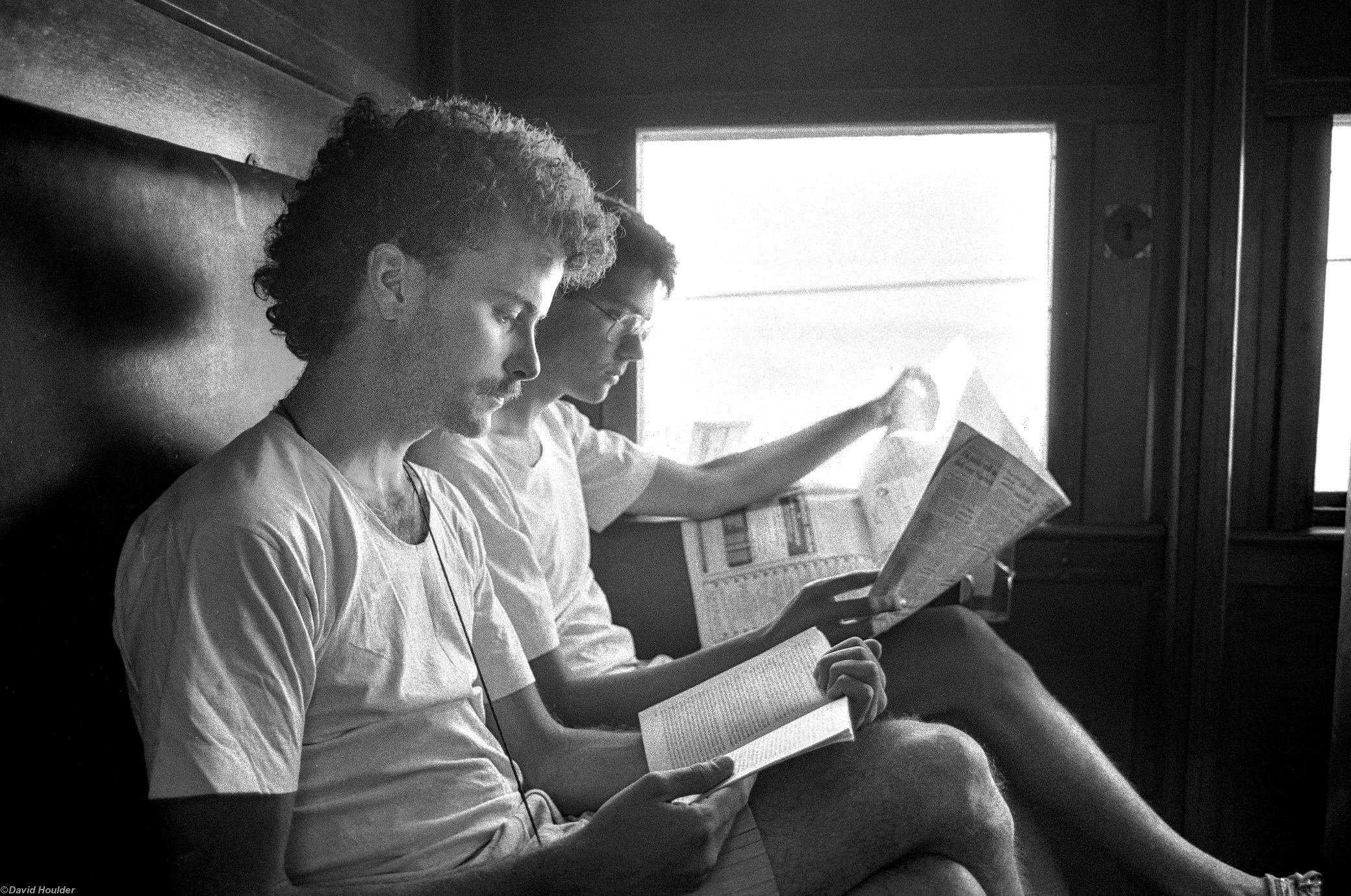 On the train to Chandigarh
