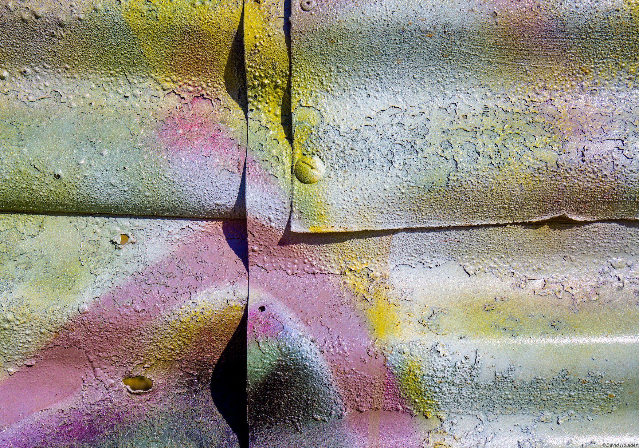 Painted fence
