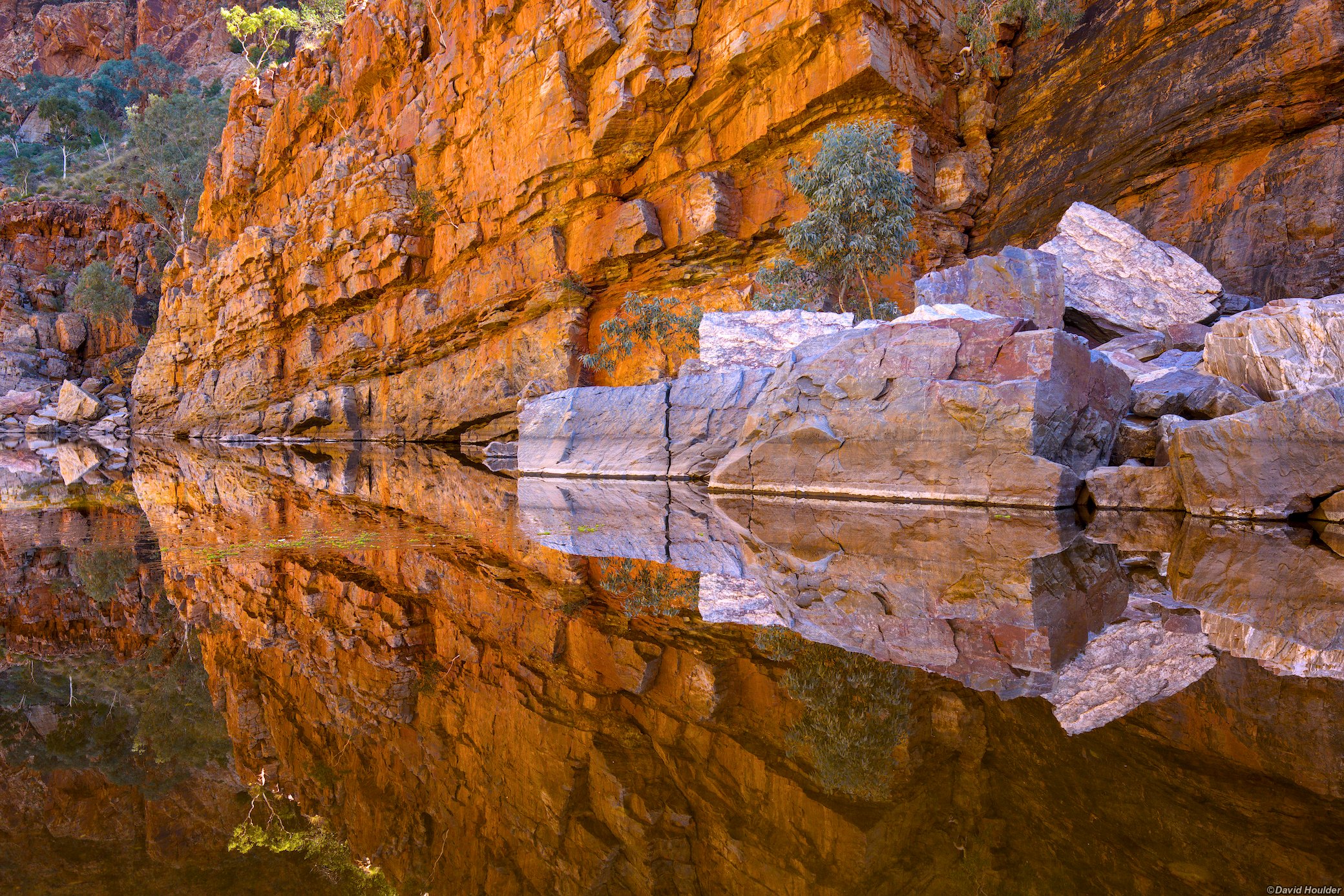 Reflections in Ormiston Gorge