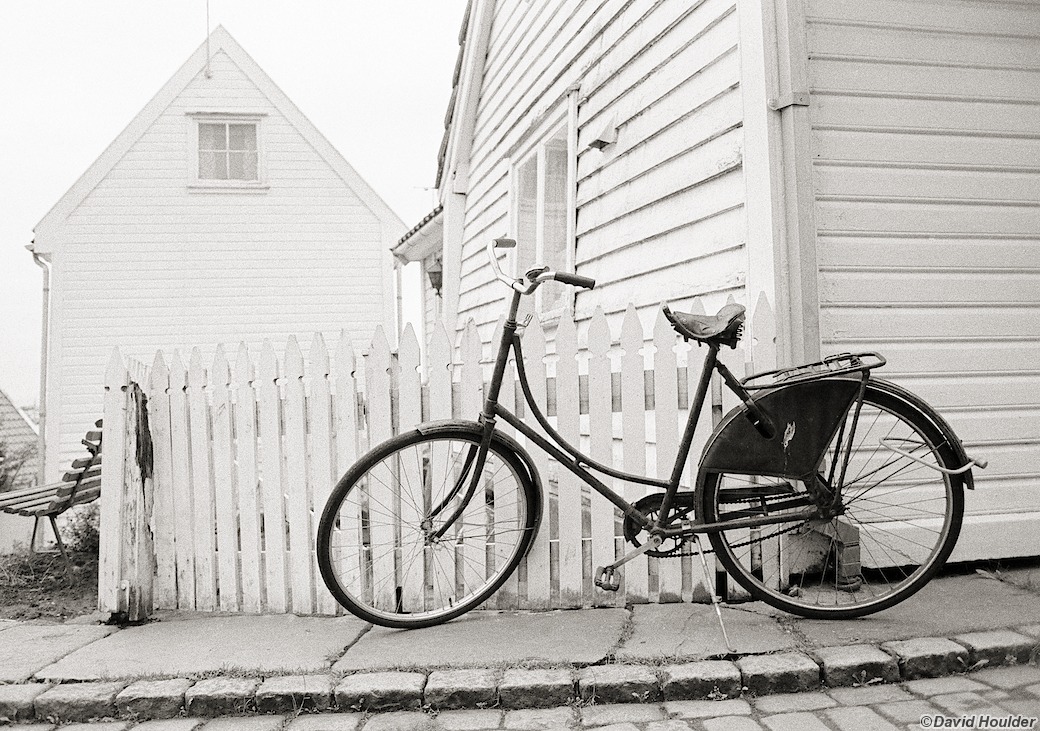 Parked bicycle Stavanger, Norway