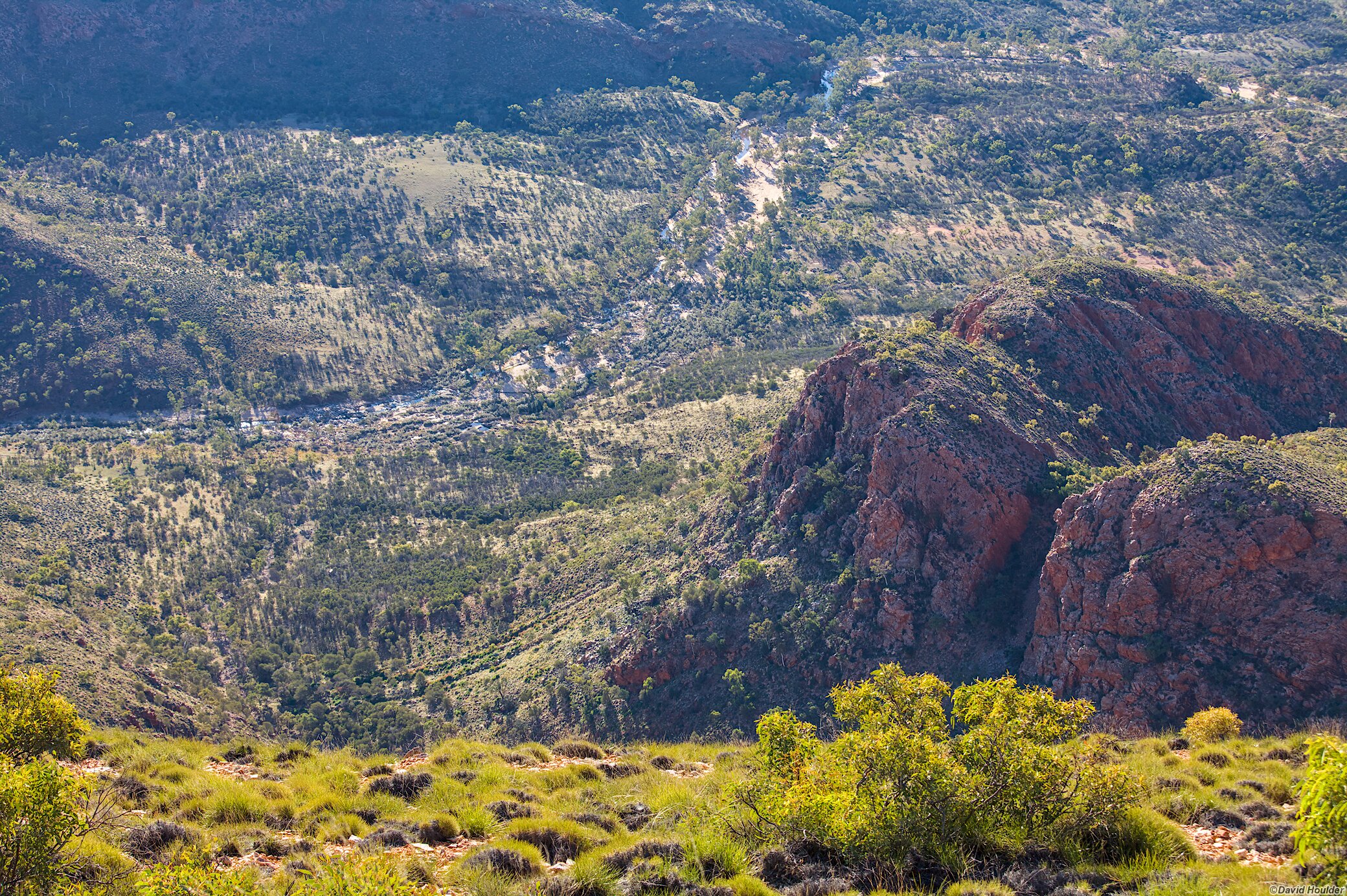 Stuart's Pass from Brinkley Bluff