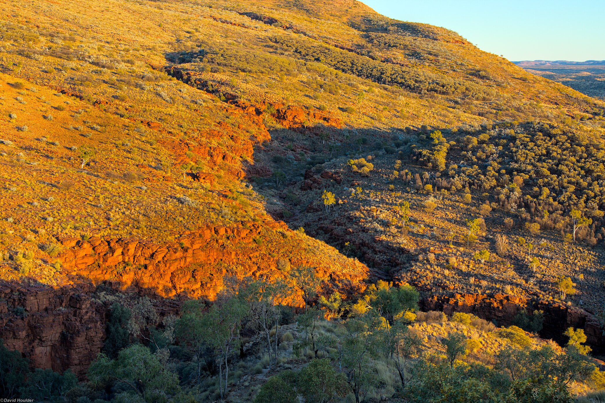 Trephina Gorge at sunrise